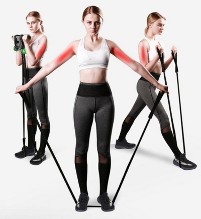 Kit 4 en 1: Cuerda para Saltar + Rueda Abdominal - Image 9