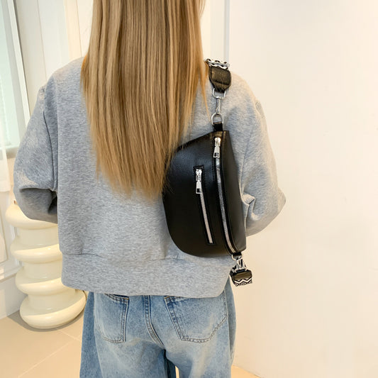 Bolsa Crossbody de Cuero Suave