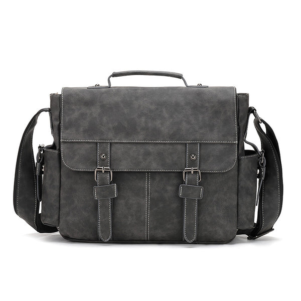 Bolso Bandolera de Cuero PU Retro para Hombre - Estilo Casual Trendy - Image 6