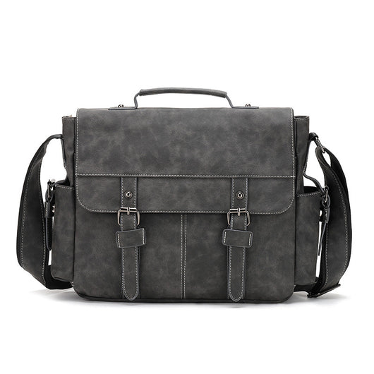 Bolso Bandolera de Cuero PU Retro para Hombre - Estilo Casual Trendy - Image 6