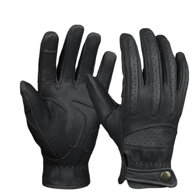 Guantes de Motociclista Piel de Oveja Retro Clásico - Image 5