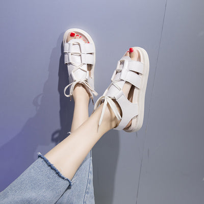 Zapatos Deportivos Planos de Verano para Mujer - Diseño Romano - Image 16