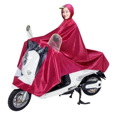 Poncho Impermeable Doble para Moto y Bicicleta Eléctrica con Ala Ancha - Image 16
