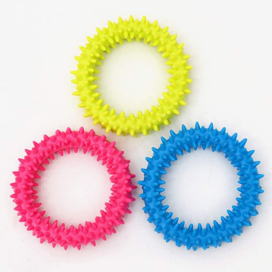 Juguete Masticable para Perros Anillo Espinado TPR - Limpieza Dental y Entrenamiento - Image 19