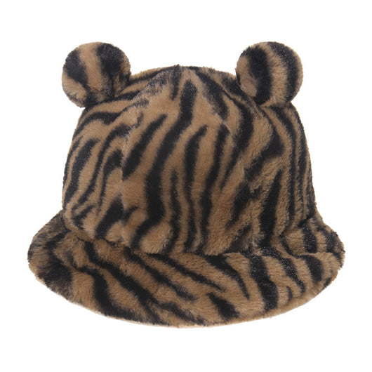 Gorro Pescador con Orejas de Oso y Estampado de Leopardo - Image 10