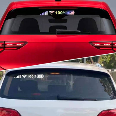 Calcomanías Vinilo WiFi y Señal para Auto - Decoración Exterior Moderna