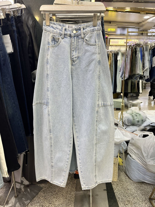 Pantalones Baggy Denim Lavado Banana Estilo Coreano - Image 7