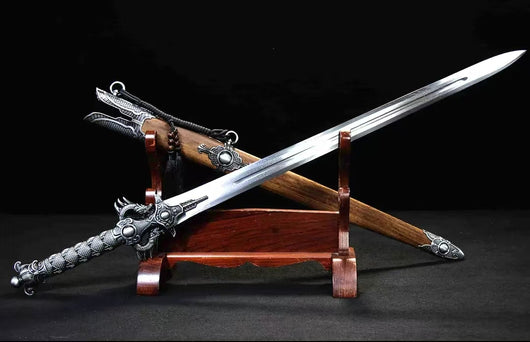 Espada Xiehun Acero Forjado 100 Veces - Pieza de Colección Premium