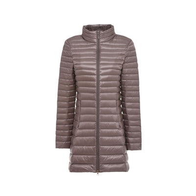 Abrigo Acolchado Mujer Otoño Invierno - Chaqueta Ligera Cuello Alto Ajustada Talla Grande - Image 5