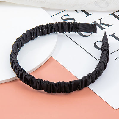 Diadema Plisada de Tela Estilo Retro Francés Versátil para Chicas - Image 30