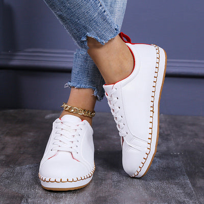 Zapatos Planos Casuales de Verano para Mujer con Encaje Calado - Image 11