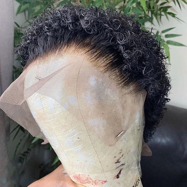 Peluca Frontal de Encaje con Cabello Natural