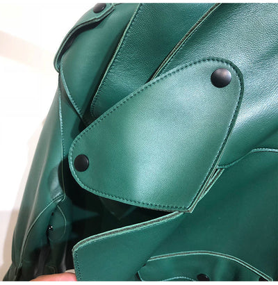 Chaqueta Biker de Gamuza para Mujer - Estilo Suelto y Desenfadado - Image 11