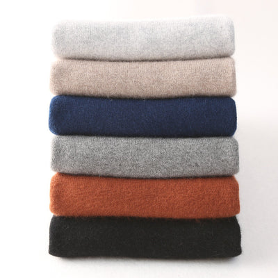 Suéter de Cuello Alto en Cachemira para Hombre - Otoño Invierno - Image 10