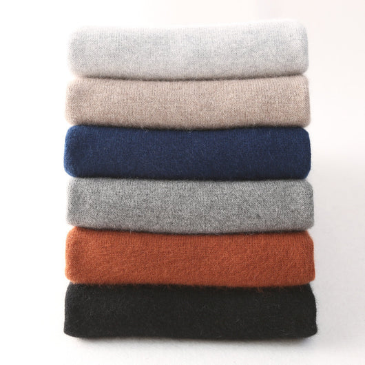Suéter de Cuello Alto en Cachemira para Hombre - Otoño Invierno - Image 10