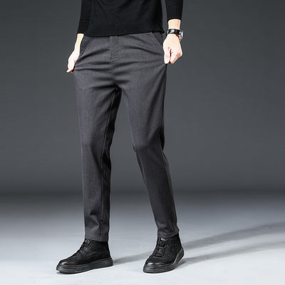 Pantalones Casuales Slim Straight para Hombre - Otoño e Invierno - Image 15