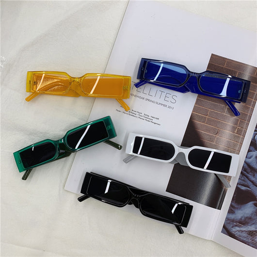 Gafas de Sol Vintage Rectangular Unisex - Estilo Hippie Designer - Image 3