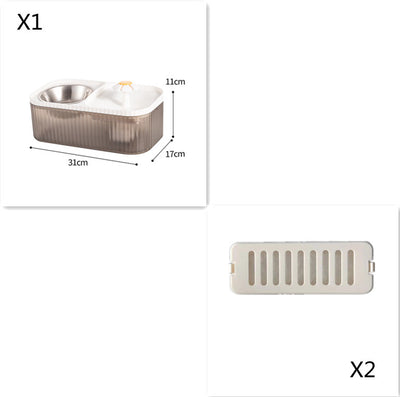 Comedero Automático para Gatos de Gran Capacidad con Fuente de Agua - Image 9