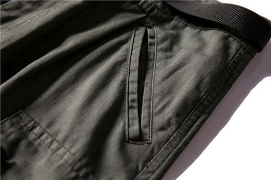 Pantalones Overol Casual Retro Japonés con Bolsillos de Contraste para Hombre - Image 17
