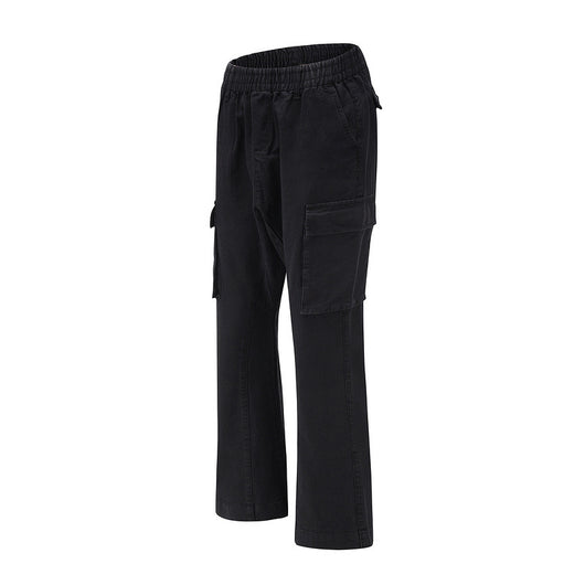 Pantalones Cargo Camuflaje Desgastado con Múltiples Bolsillos y Costuras de Trabajo - Image 10