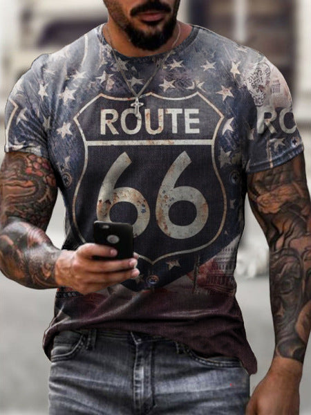 Playera Deportiva Ajustada para Hombre con Estampado Moderno - Image 11