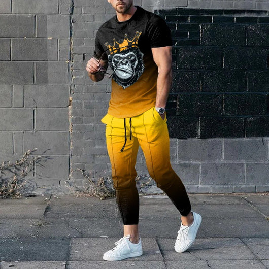 Playera Hombre Algodón Estampada Manga Corta Cuello Redondo - Image 12
