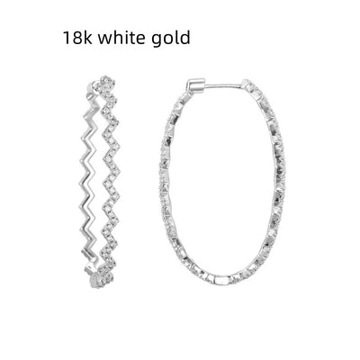 Aretes Geométricos Diamond Wave con Diseño Moderno - Image 6
