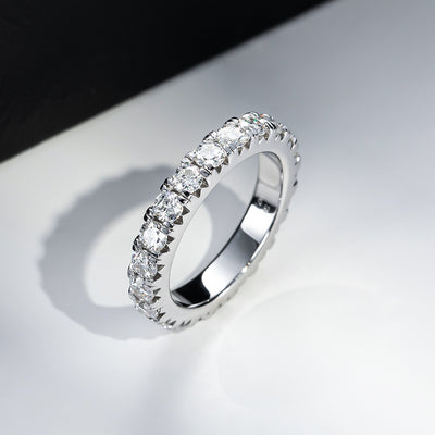 Anillo de Moissanita Plata 925 con Baño 18K - Image 3