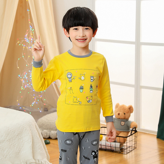 Pijama Infantil de Algodón con Estampados Animados - Image 12