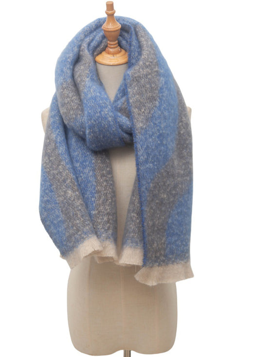 Bufanda Tejida Jacquard Otoño Invierno Estilo Europeo y Americano - Image 25