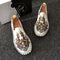 Zapatos Hombre Transpirables con Bordado Étnico y Suela Antideslizante