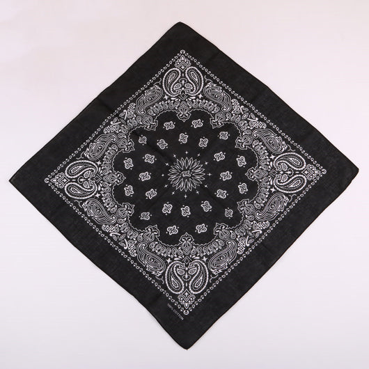 Pañuelo Cuadrado de Algodón con Estampado de Flor de Cajú 55cm - Image 27