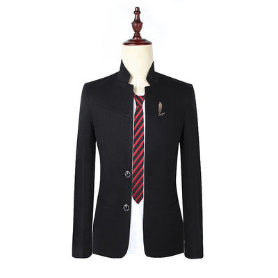 Abrigo Casual Slim Fit de Color Liso para Hombre - Image 4
