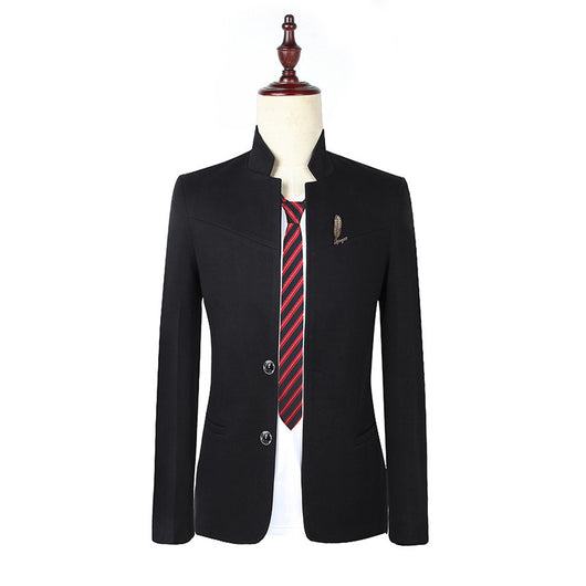 Abrigo Casual Slim Fit de Color Liso para Hombre - Image 4