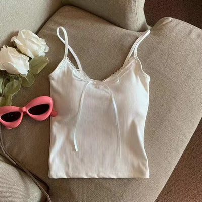 Camiseta Escote V con Moño Elegante para Mujer - Image 3