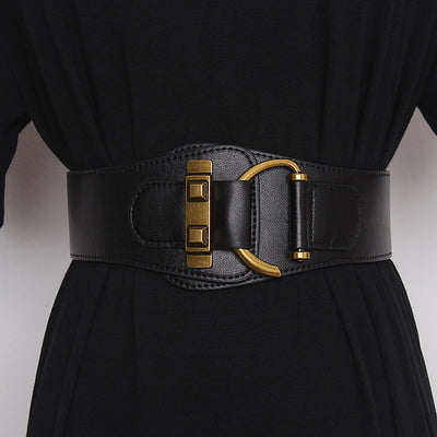 Cinturón Elástico Ancho para Mujer - Decorativo Versátil para Vestidos, Suéteres y Abrigos - Image 9