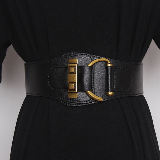 Cinturón Elástico Ancho para Mujer - Decorativo Versátil para Vestidos, Suéteres y Abrigos - Image 9