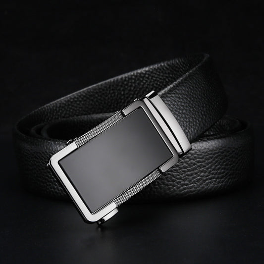 Cinturón de Cuero para Hombre con Cierre Click Comfort