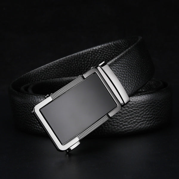 Cinturón de Cuero para Hombre con Cierre Click Comfort
