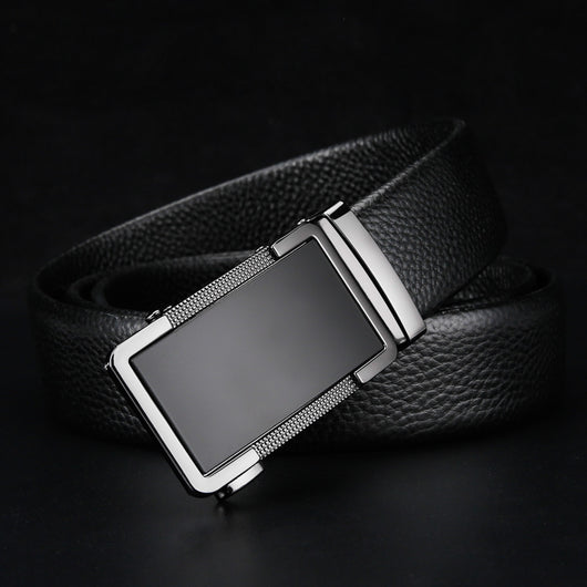 Cinturón de Cuero para Hombre con Cierre Click Comfort