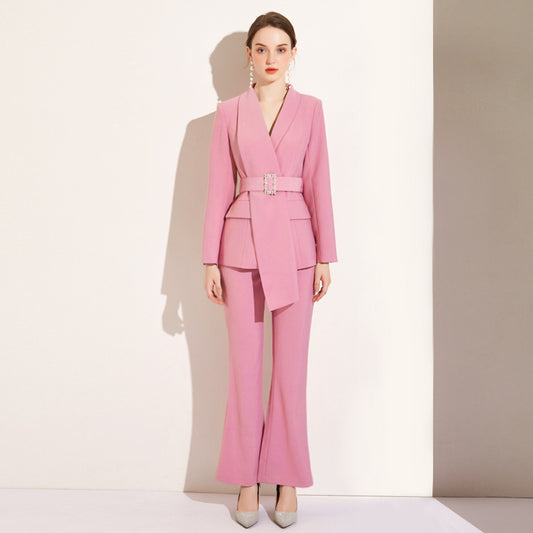 Traje Ejecutivo Femenino Elegancia Profesional Estilo Occidental - Image 2
