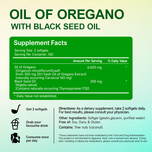 Aceite de Orégano 180 Cápsulas Blandas - Suplemento Natural Premium - Image 9