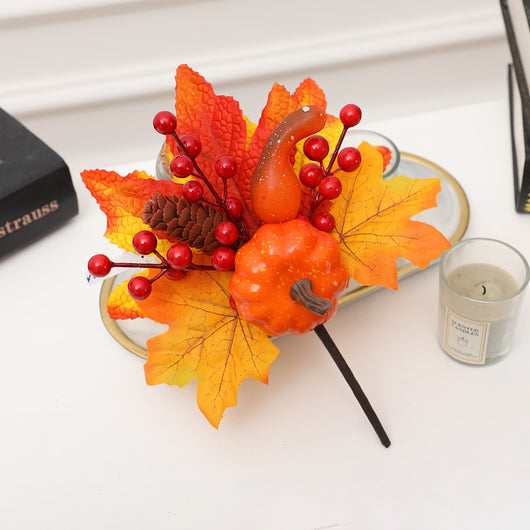 Adorno de Piña, Hojas y Calabaza para Halloween - Image 13