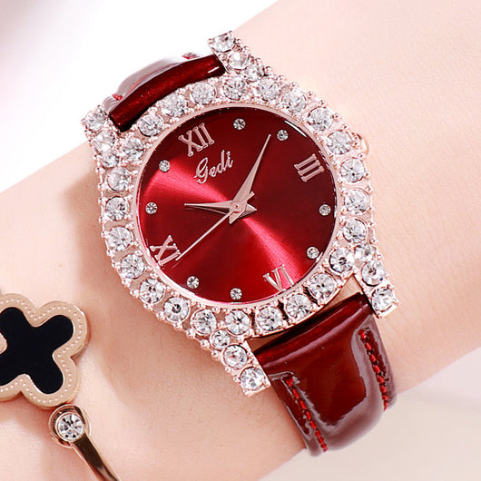 Reloj de Diamante Casual para Mujer - Diseño Versátil y Elegante - Image 10