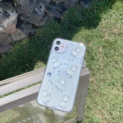 Funda Cristal para Celular con Diseño de Ositos - Resina Epoxi Toumin - Image 4