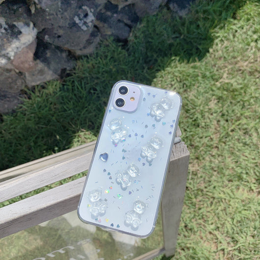 Funda Cristal para Celular con Diseño de Ositos - Resina Epoxi Toumin - Image 4