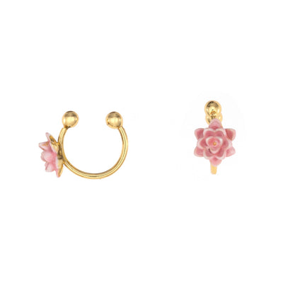 Aretes Clip Flor Chapados en Oro Real - Lujo Accesible y Estilo Delicado - Image 10