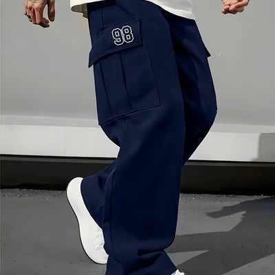 Pantalones de Trabajo Holgados con Cordón Ajustable para Hombre - Image 21