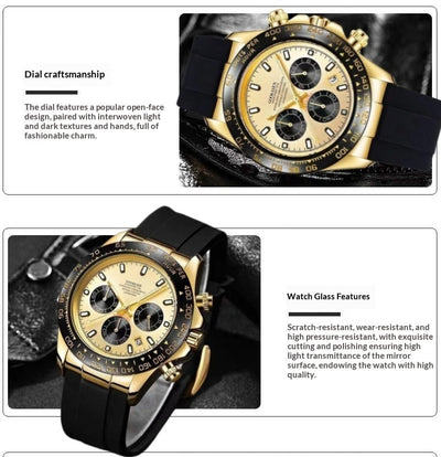Reloj Mecánico para Hombre con Calendario y Movimiento Quartz - Image 27