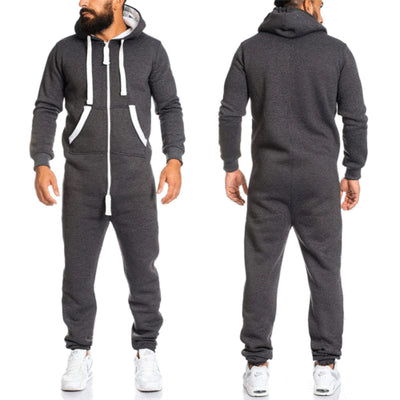 Pijama Enterizo para Hombre con Capucha y Cierre - Image 14